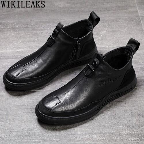 Designer Leather Shoes Men Fashion Mens Loafers Shoes Luxury Slip on Men Casual Shoes Zapatos Casuales De Los Hombres Chaussure