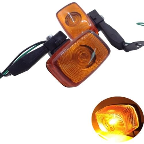 Yecnecty For Yamaha XR250 TTR250 XT225 KLX250 ABS Motorcycle Light Turn Signal Indicator 1 Pair Motor Bicycle Refit Flashers