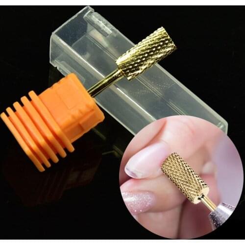 1Pcs High Speed Tungsten Carbide Steel Grinding Head Burrs Nail Drill Bits Nail File Accessories Manicure Milling Cutter TH02-1