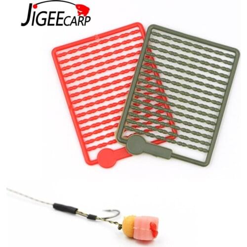 JIGEECARP 3Cards(360pcs) Carp Fishing Boilie Stoppers Multi Color Hair Rig Bait Accessory Fishing Bobber Stop Tackle Tools