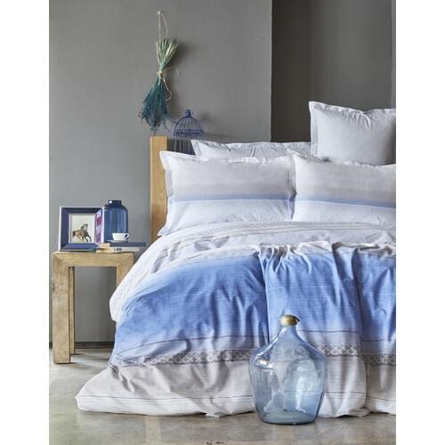 Lapis Indigo Cotton Double Personality Duvet cover set