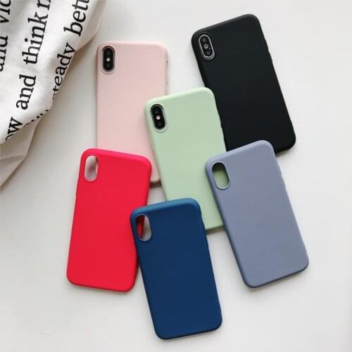 Soft Case for iPhone X XS XR XS Max Luxury Original Liquid Silicone Case Rubber Microfiber Cloth Lining Cushion Phone Cover