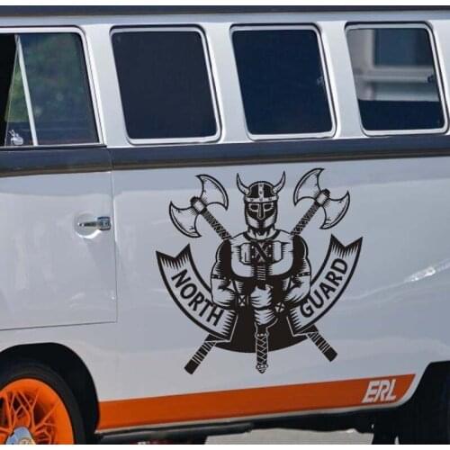 Sea Warrior North Guard Barbarian Sword Wall Decal Wall Sticker, Vinyl Wall Art, Home Decor, Wall Mural