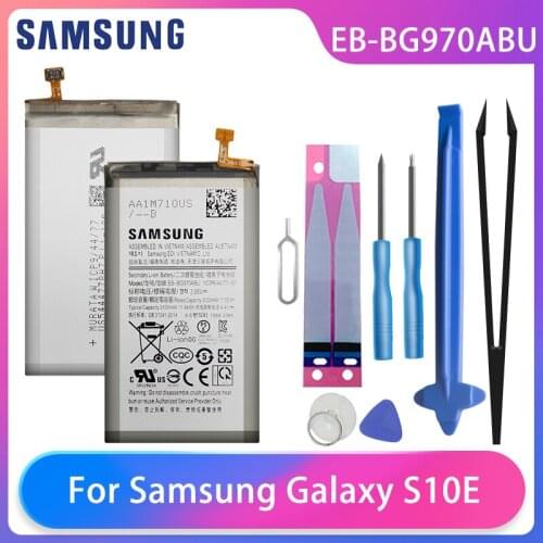Orginal Samsung Galaxy S10E S10 E SM-G970F/DS SM-G970F SM-G970U SM-G970W Phone Battery EB-BG970ABU 3100mAh Free Tools AKKU