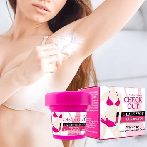 Private Parts Whitening Cream Reducing Melanin Dark Spot Corrector Niacinamide Armpit Whitening Body Skin Beauty Collagen Cream