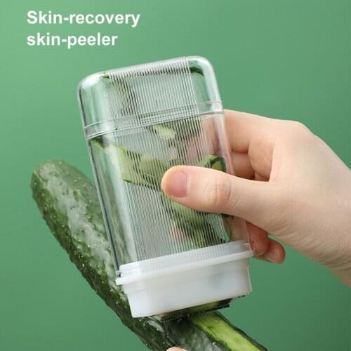 Peeler With Rubbish Bin Stainless Steel Multi-function Vegetable Peeler Cutter Peeler Carrot Grater Kitchen Accessories Gadget