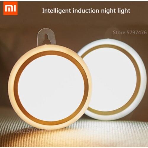 Xiaomi Smart Sensor Wall Lamp Rechargeable Battery Voice Control Bedroom Night Induction LED Light Smart Home