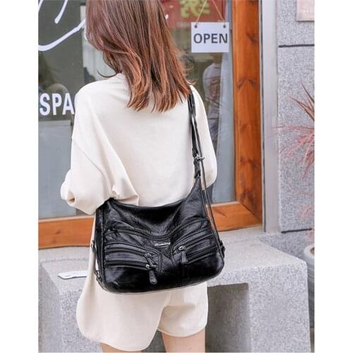 Woman Bag Designer Famous Brand Shoulder Bags for Women 2021 New Woman Crossbody Bags Luxury Leather Soft Handbags