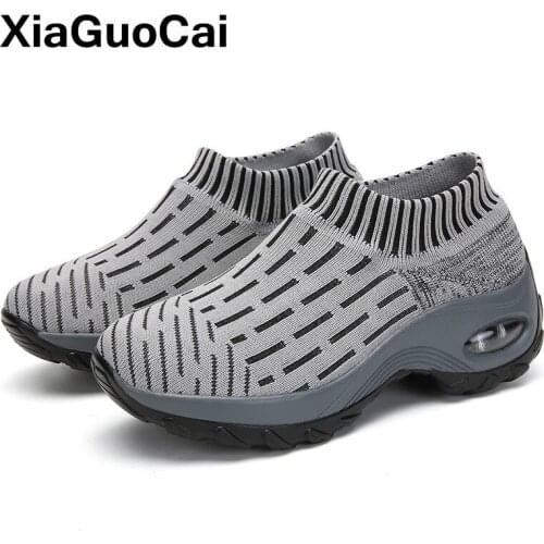 Spring Autumn Women Sock Shoes Sneakers Women Comfortable Breathable Shoes Wear-resistant Deodorant Ladies Footwear Hot Sale