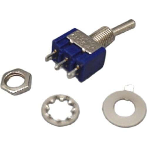 100PCS MTS103 MTS-103 Toggle switch 3-Pin 3 position ON-OFF-ON 6A 125V 3A250VAC Rocker switches