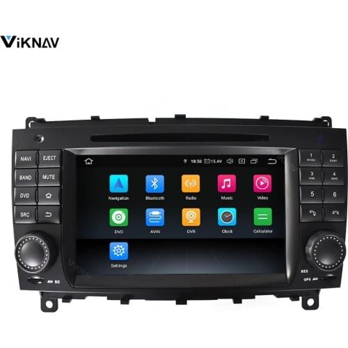 2 din android car audio multimedia player for Benz C-W203 CLK W209 2004-2007 car radio touch screen GPS navigation stereo