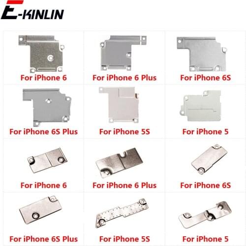 2pcs/lot Lcd Display Screen Battery Lock Fastening Spacer Metal Plate Bracket Holder For iPhone 6 6S Plus 5 5S SE 5C