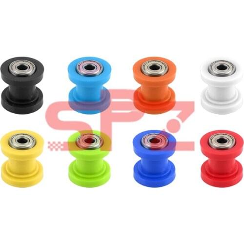 2pcs High quality 8mm/10mm drive chain roller pulley pulley tension wheel guide suitable for motorcycle ATV off-road vehicle