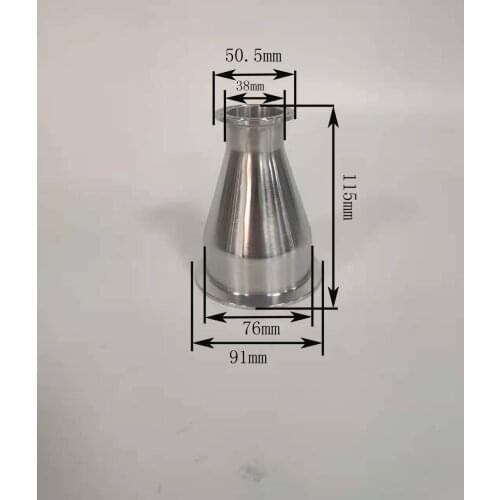 Stainless Steel 304 3''(91mm)OD64mm x1.5'' (38mm)OD50.5mmSanitary Tri Clamp Concentric Reduce