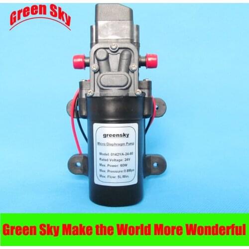 5L/MIN 60W Gardening sprayer or Car washing High Pressure 24V DC Diaphragm Pumps