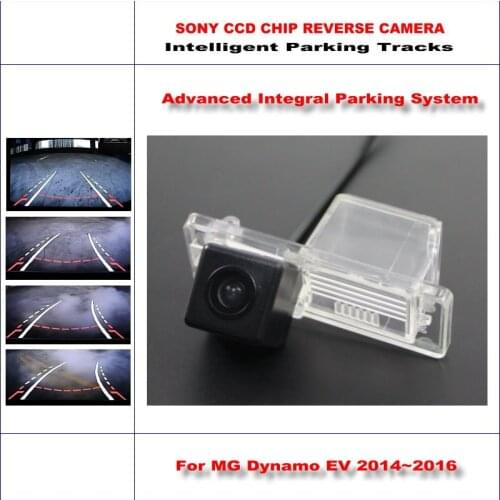 Car Rear View Camera For MG Dynamo EV 2014-2016 Intelligent Parking Tracks Backup Reverse Dynamic Guidance Tragectory CAM