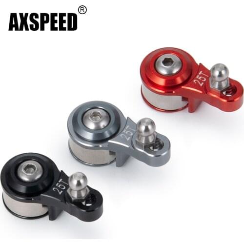 AXSPEED 25T Adjustable Alloy Metal Servo Arm #A for Traxxas TRX-4 TRX4 1/10 RC Rock Crawler Car Model Upgrade Parts