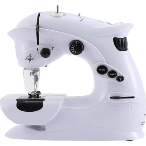 Household Electric Sewing Machine Mini Manual Portable Desktop Multi-Function Sewing Machine Set Family DIY Clothes UFR-403