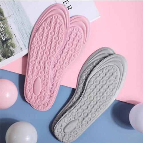 EVA Memory Foam Breathable Massage Insoles for Women Shoes Inner Sole Shoe Insert Lift Heel Comfort Heightening Insoles