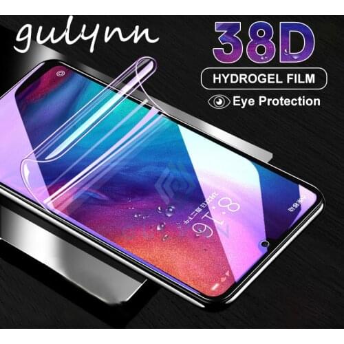 Anti Blue Light Hydrogel Film For Xiaomi Redmi Note 9 8 7 6 5 Pro K20 Pro 38D Screen Protector For Redmi 7 8 6 Ultra-thin Film