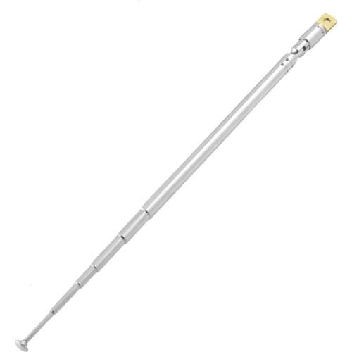 HFES Hot New Replacement 49cm 19.3" 6 Sections Telescopic Antenna Aerial for Radio TV