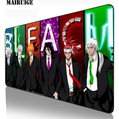 Anime Bleach Gaming HD Print Computer Gamer Pink Mouse Pad Locking Edge 40*90CM Mousepad XXL Keyboard PC Mice Mats Pad for Csgo