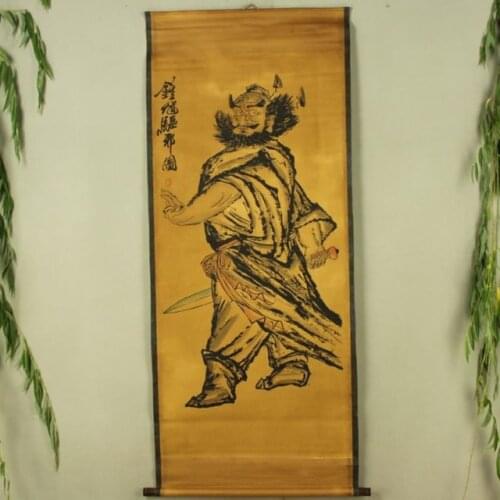 China Antique collection Boutique Calligraphy and painting Zhong Kui exorcism diagram