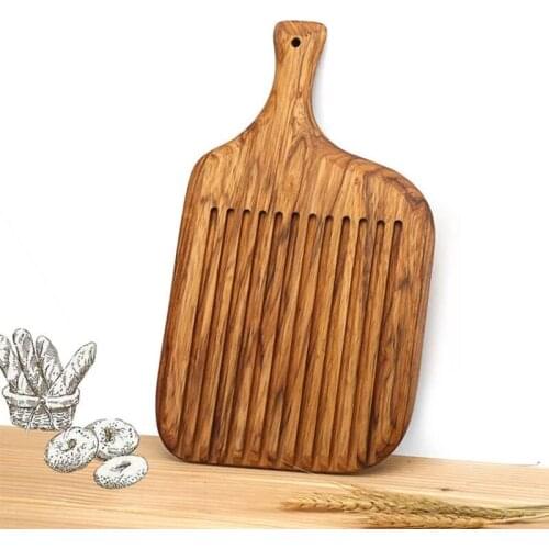 Creative kitchen retro Wood chopping blocks with handle Kitchen Wood Food Plate Pizza Sushi Bread Tray Cutting Board CW230