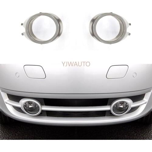 Fog Light Cover For Audi A4 B7 2005~2008 Car Fog Light Cover Vent Grille Trims Auto Front Bumper Lower Fog Lamp Cover