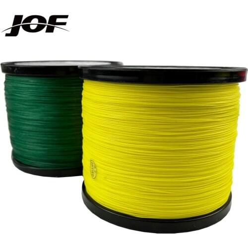 JOF 12 Strands 9 Strands 8 Strands Strong PE Fishing Line 1000M Strong Abrasion Resistance Multifilament Fishing Line Pesca