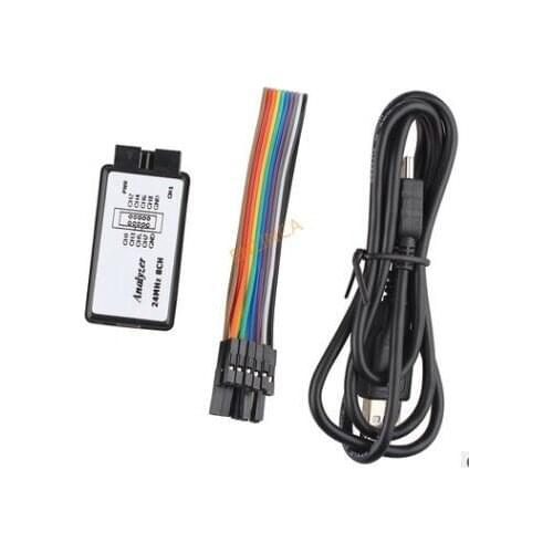USB Logic Analyzer 24MHz 8 Channel 24M/seconds Logic Analyzer Debugger For ARM FPGA Logic Analyzer Logic 24M 8CH