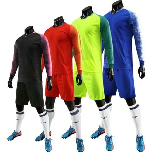 Men kids Soccer Jerseys set Survetement Football kit Boys women Football Training Uniforms Team Football Long sleeve Running set