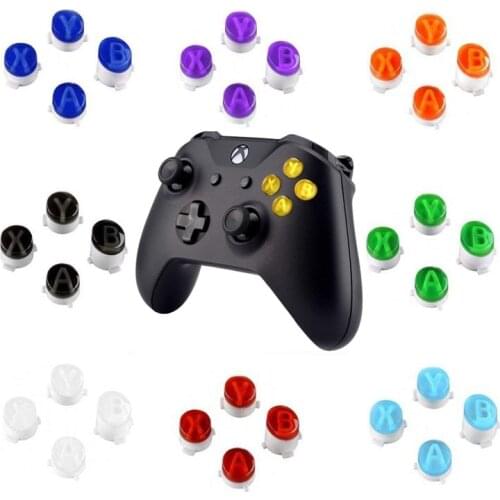 4pcs Repair Part Replacement Button Kit For XBOX ONE / Slim S ones / Elite Wireless Controller xboxone Gamepad ABXY Accessories