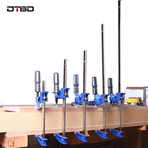 DTBD F Clamp Set Woodworking Clamp Quick Ratchet Release Speed Squeeze WoodWorking Work Bar Clamp Clip Kit Hand Tool Repair Tool