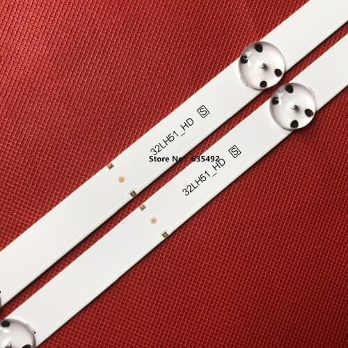 New 2 PCS LED backlight strip For LG 32LJ610V 32LJ610U LED ARRAY ASSY 32LJ61 SSC_32LJ61_BOE(FHD)_5LED HC320DUN-ABSL1-A14X
