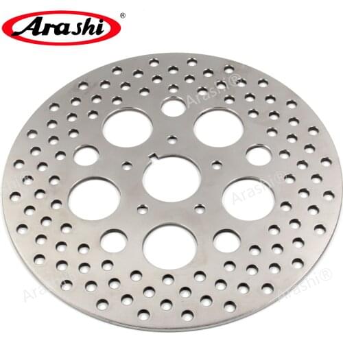 Arashi For HARLEY DAVIDSON XLH 1200 SPORTSTER 1200 1987 - 1999 Chrome Front Brake Discs Rotors XLH 1200 1988 1989 1990 1991 1992