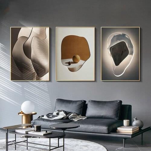 Fashion Poster Abstract Geometric Texture Color Space Art Canvas Wall Art Porch Living Room Background Decorative Painting Mural