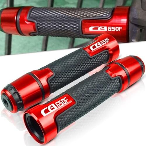 FOR Honda CB650F 2014 2015 2016 2017 2018 2019 7/8" 22MM CNC Motorcycle handlebar grip ends handles Motorbike handlebar grips
