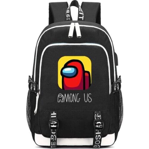 Game Among Us backpack Laptop School Bag For Girls Boys Teenagers Childrens Cool Bookbag