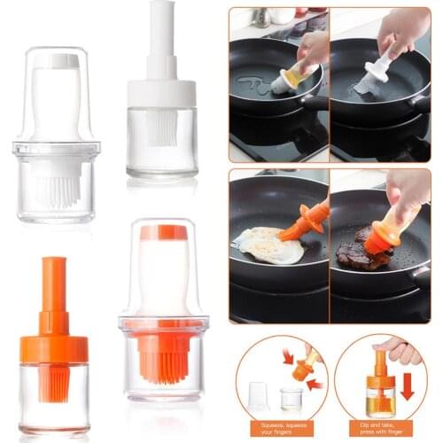 Wonderlife Barbecue Brush High Temperature Oil Brush Food Grade Silicone Baking Cooking BBQ Tools Barbecue Oil Bottle Brush