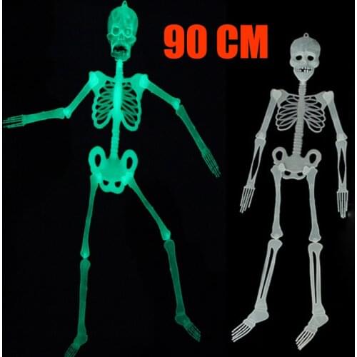 Halloween Luminous Skeleton Glow In The Dark Skeleton Halloween Haunted House Horror Decorations Outdoor Yard Garden