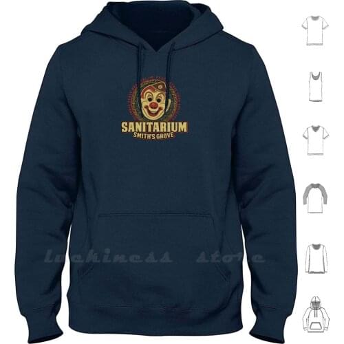 The Smiths Grove Sanitarium Hoodies Long Sleeve Clown Sanitarium Michael Myers Halloween Murder Spooky