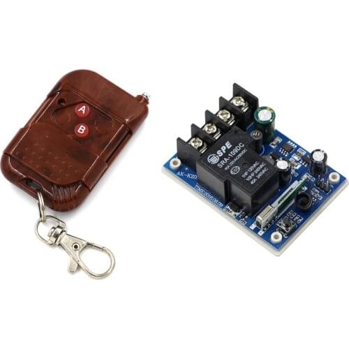 DC 12-48V 24V 36V Power Remote Switch LED Lamp Bulb Lights Wall Lamp Remote Switch Remote Transmitter Wireless Control Switch