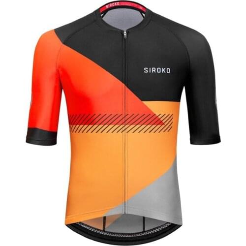 Siroko 2021Men‘s Summer Short Sleeve Cycling Jersey Bicycle Road MTB bike Shirt Outdoor Sports Ropa ciclismo Clothing Breathable
