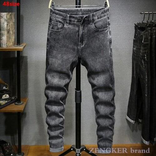 ZENGKER Straight Jeans For Men