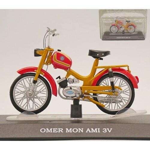 1:18 Scale Motorcycle OMER MON AMI 3V Diecast Motorbike Model Toy Ornaments