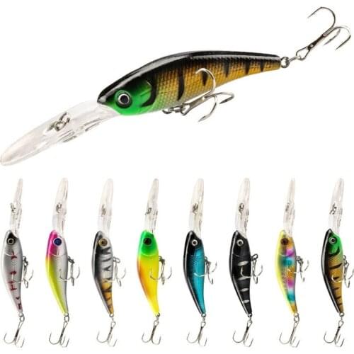 10cm/9.1g professional quality fishing lures hard bait dive 2.5-3m quality wobblers minnow Artificial Bait Tackle berkley