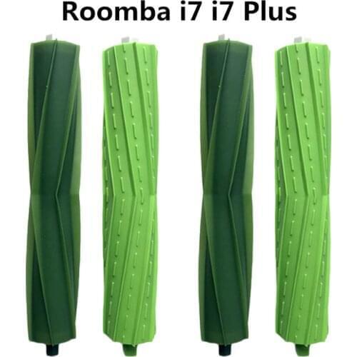 2set Washable Accessories Main Turbo Roller Green Brush For irobot Roomba i7 i7 Plus +i7P E5 E6 Robot Vacuum Cleaner Parts Kits