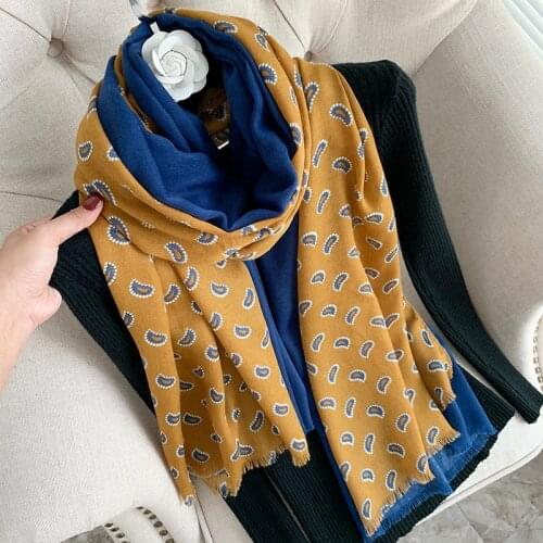 2021 Brand Autumn and Winter Womens Beach Shawl Wool 15% Scarf Ladies Fashion Scarf Headscarf Pashmina Headscarf Silencer