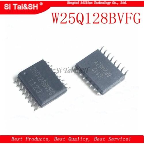 5pcs/lot W25Q128 W25Q128BVFIG W25Q128BVFG SOP16